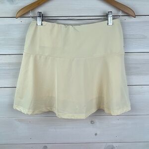 Daily Sports Macaron Yellow Golf Tennis Skort Athletic Skirt NANCE - NWT